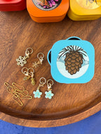 Pinecone Stitch Markers by Lemonwood