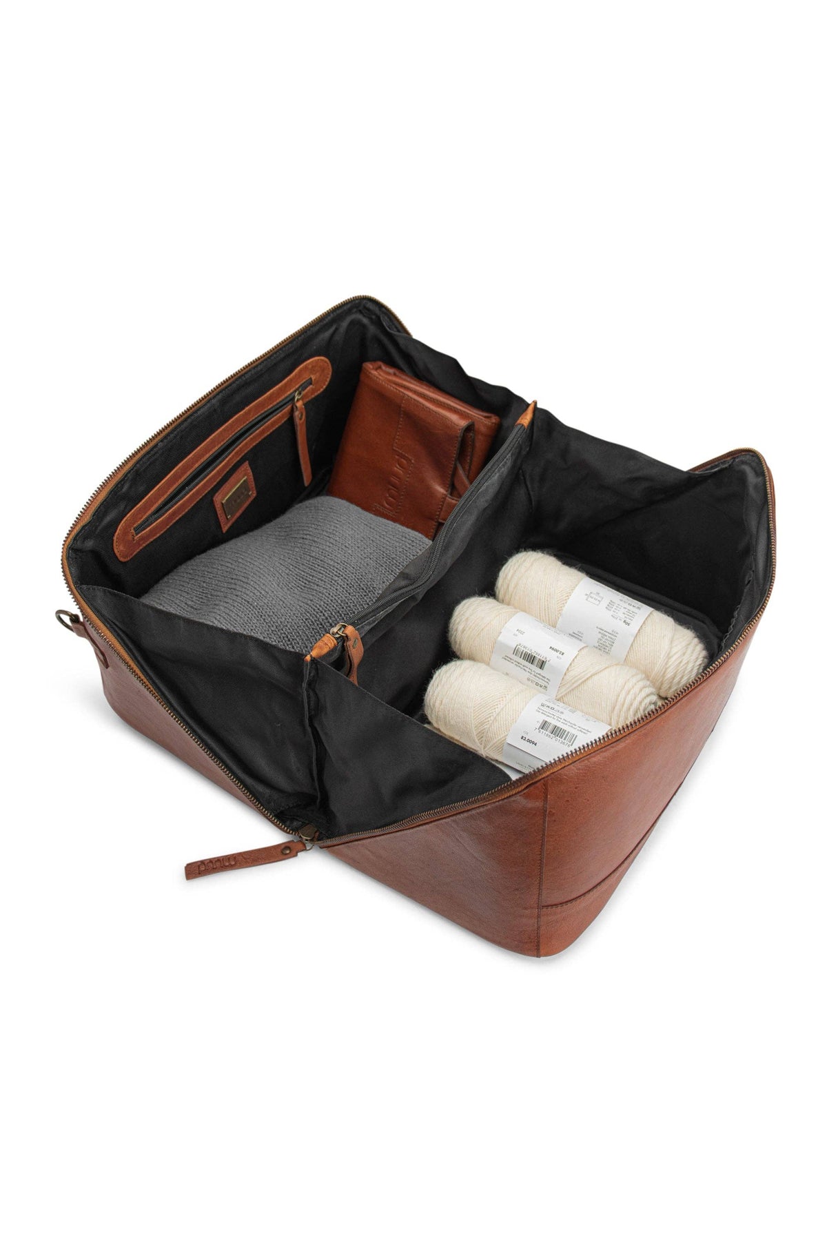 Bolsa para proyectos Cleo XL: Rich Brown / Talla única de Muud
