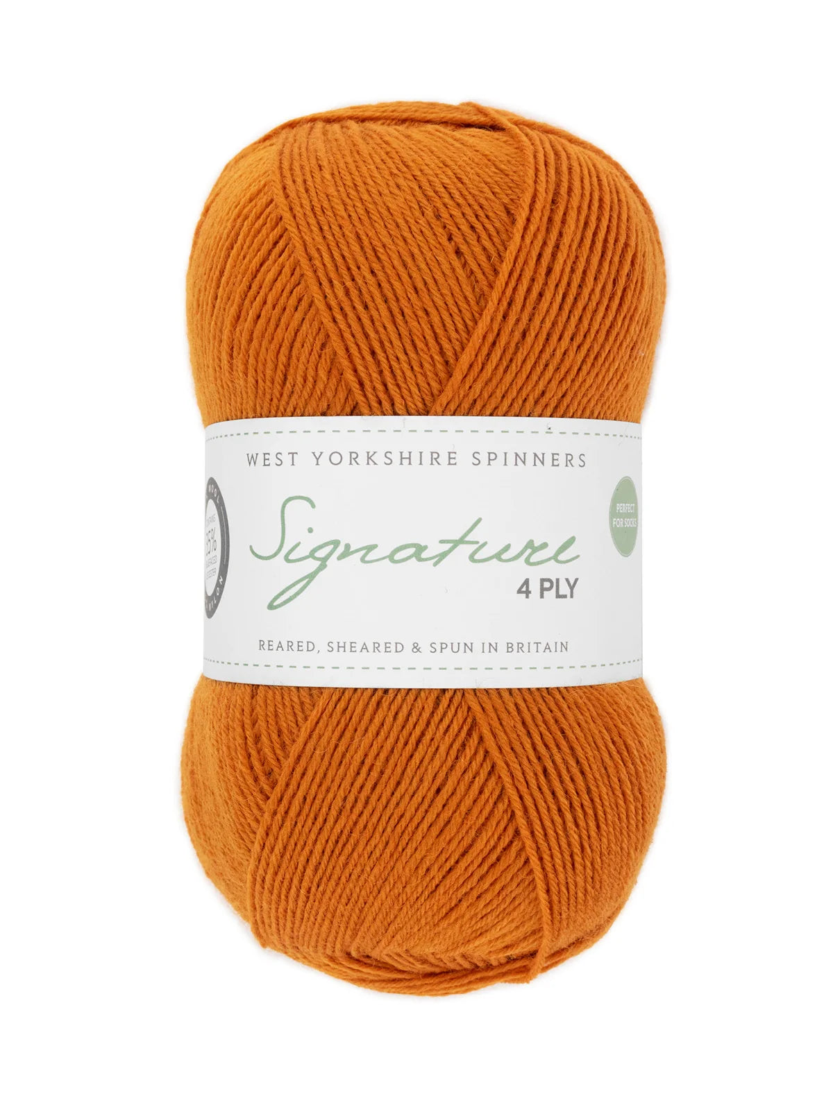 West Yorkshire Spinners Sock Yarn Signature 4ply, Amber