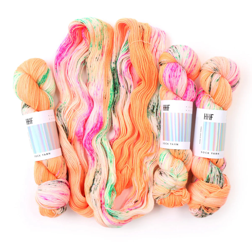 Hedgehog Fibres - Sock Yarn - Multicolor, Anemone