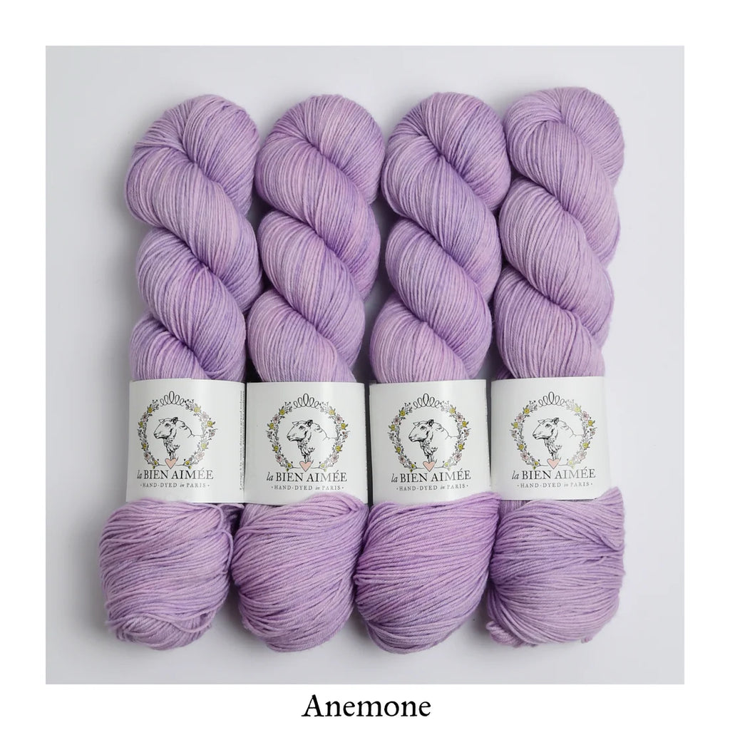 La Bien Aimee - Merino Super Sock, Anemone
