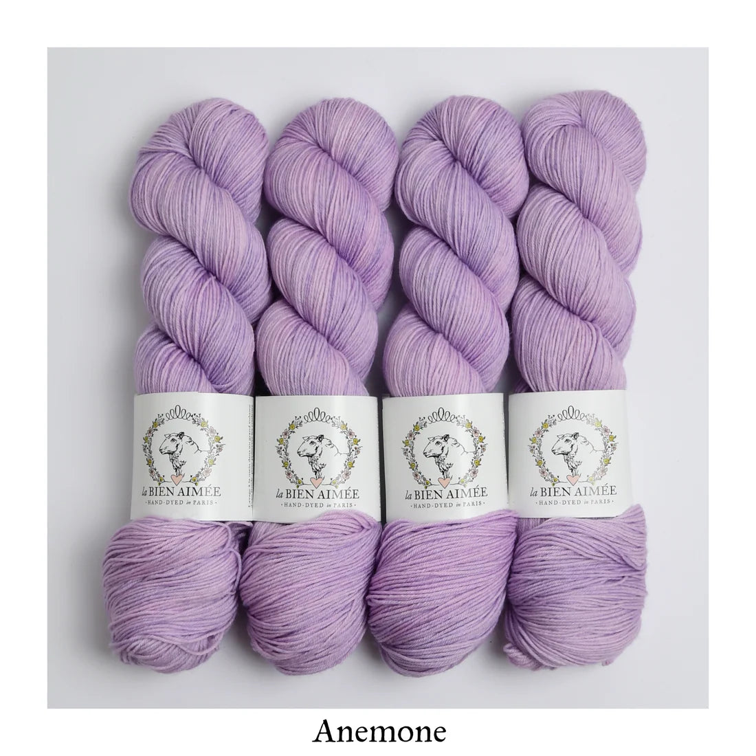 La Bien Aimee - Merino Super Sock, Anemone