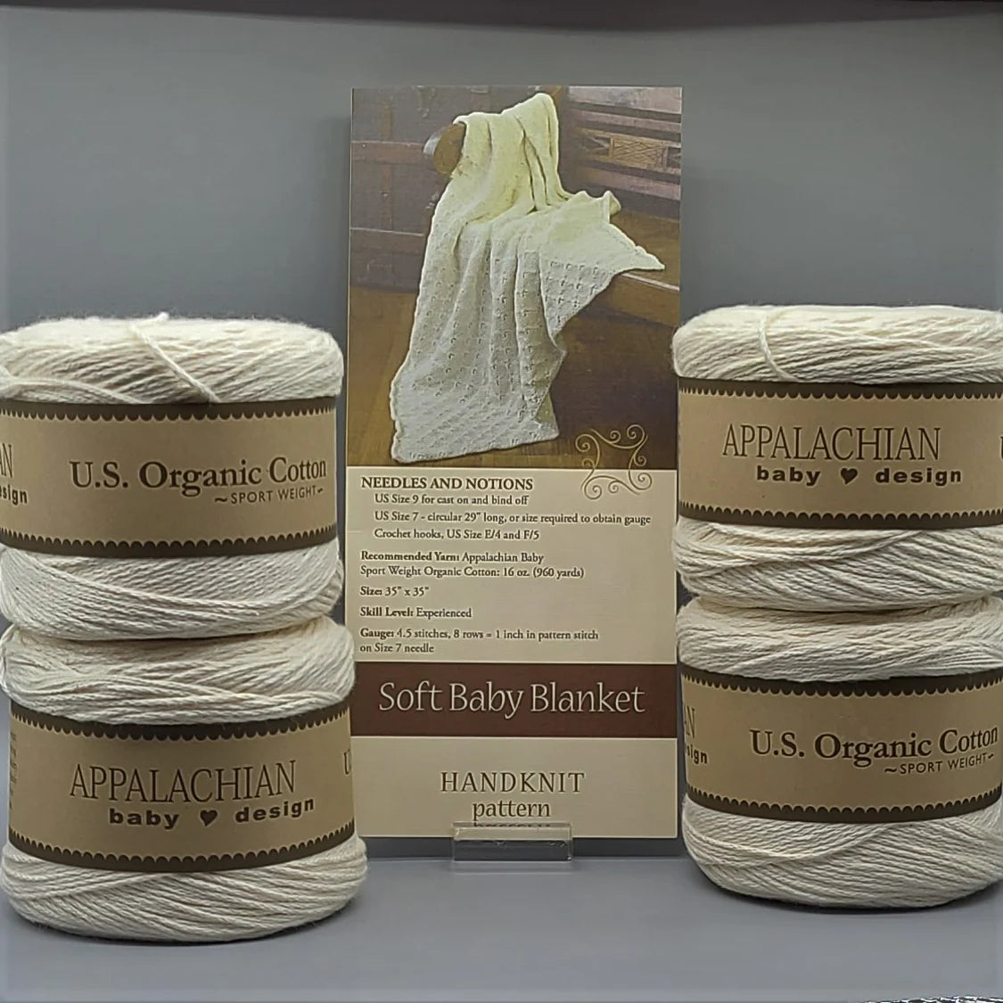 Cobija de algodón orgánico Baby Soft de Appalachian Baby Design
