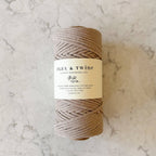 Cuerda trenzada de algodón Ashton de 5 mm de Flax & Twine