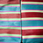 BOLSA DE RAYAS DE PLÁSTICO RECICLADO - Ancha: Green x Pink de Puebco