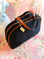 Bolsa de viaje Overnighter Weekender Persian Lamb de Atenti, hecha a mano en EE. UU.