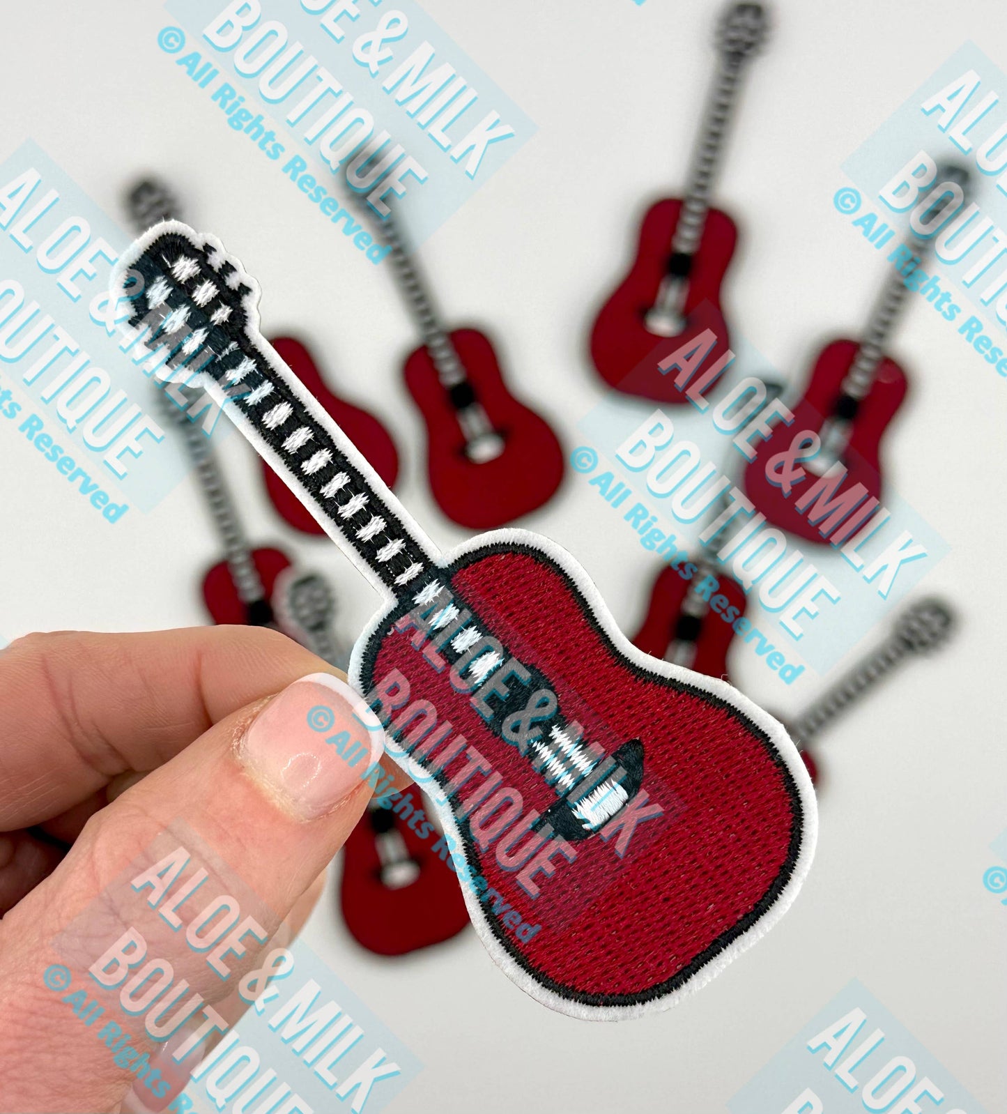 Guitar patch, music patches, electric guitars, nashville, : Pink