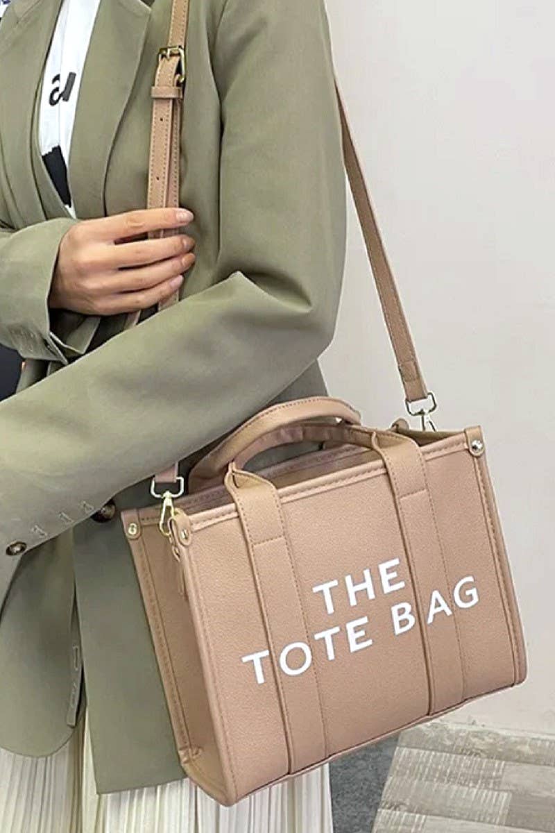 The Tote Bag w/ Shoulder Strap: WHITE