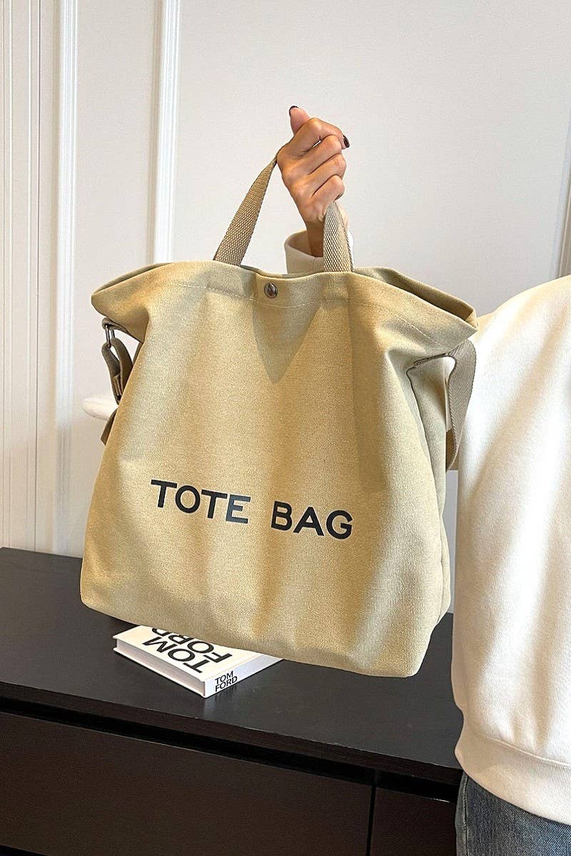 The Tote Bag w/ Shoulder Strap: FUCHSIA