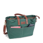 Bolsa tote Essential, Waxed Hunter Green de MAIKA