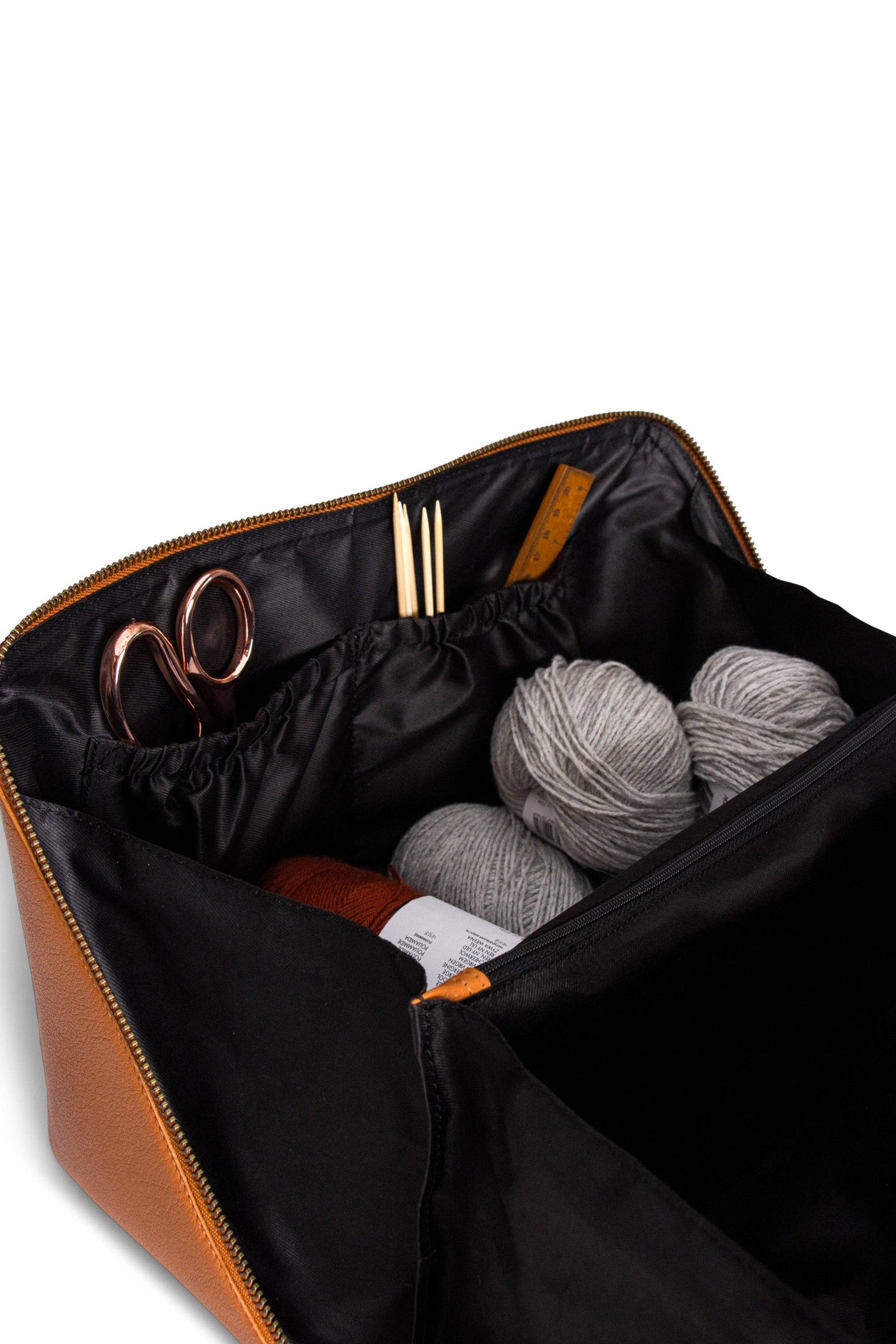 Cleo XL Project Bag: Black / One size