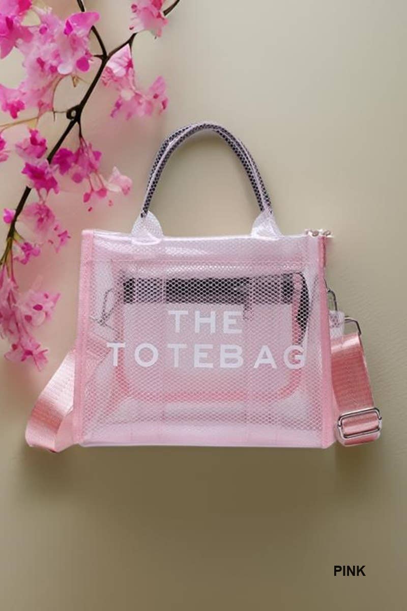The Tote Bag w/ Shoulder Strap: FUCHSIA