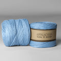 Ovillo de estambre de algodón orgánico de EE. UU., Sport (fino), Baby Blue