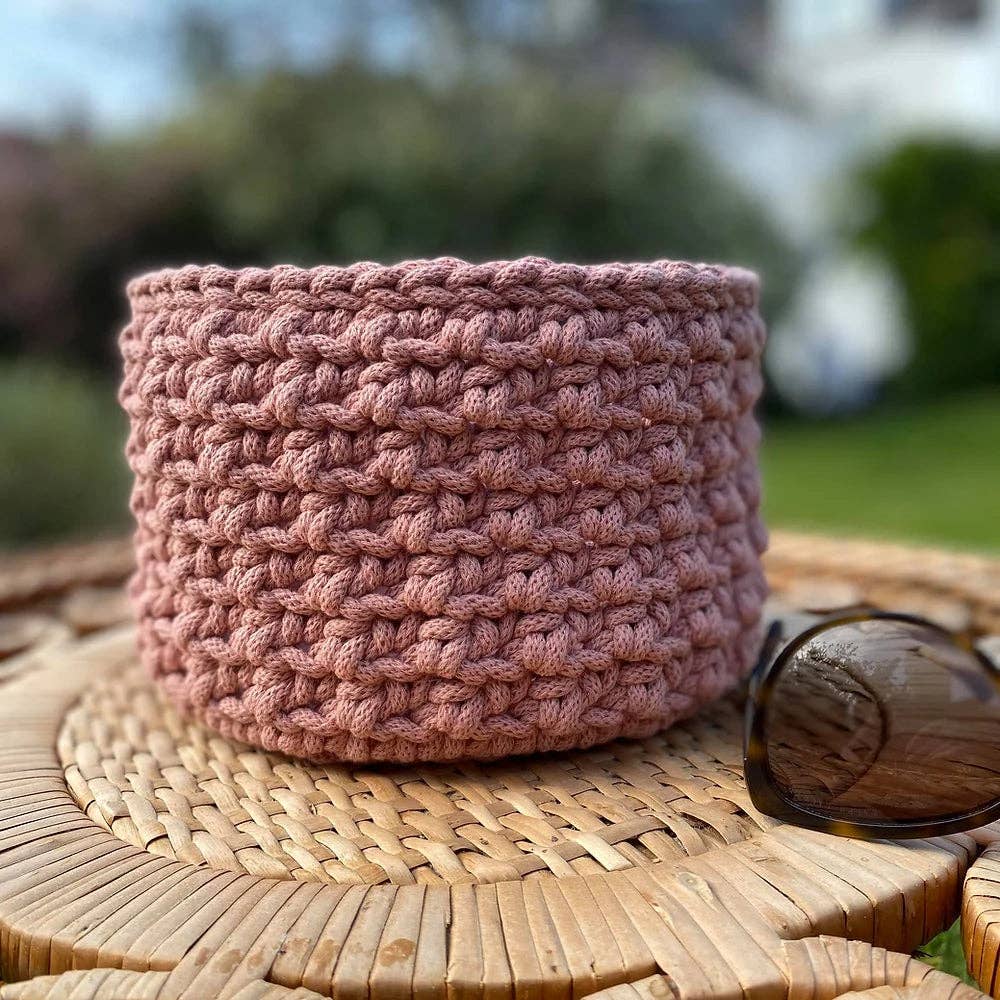 Crochet Basket Kit: Eucalyptus