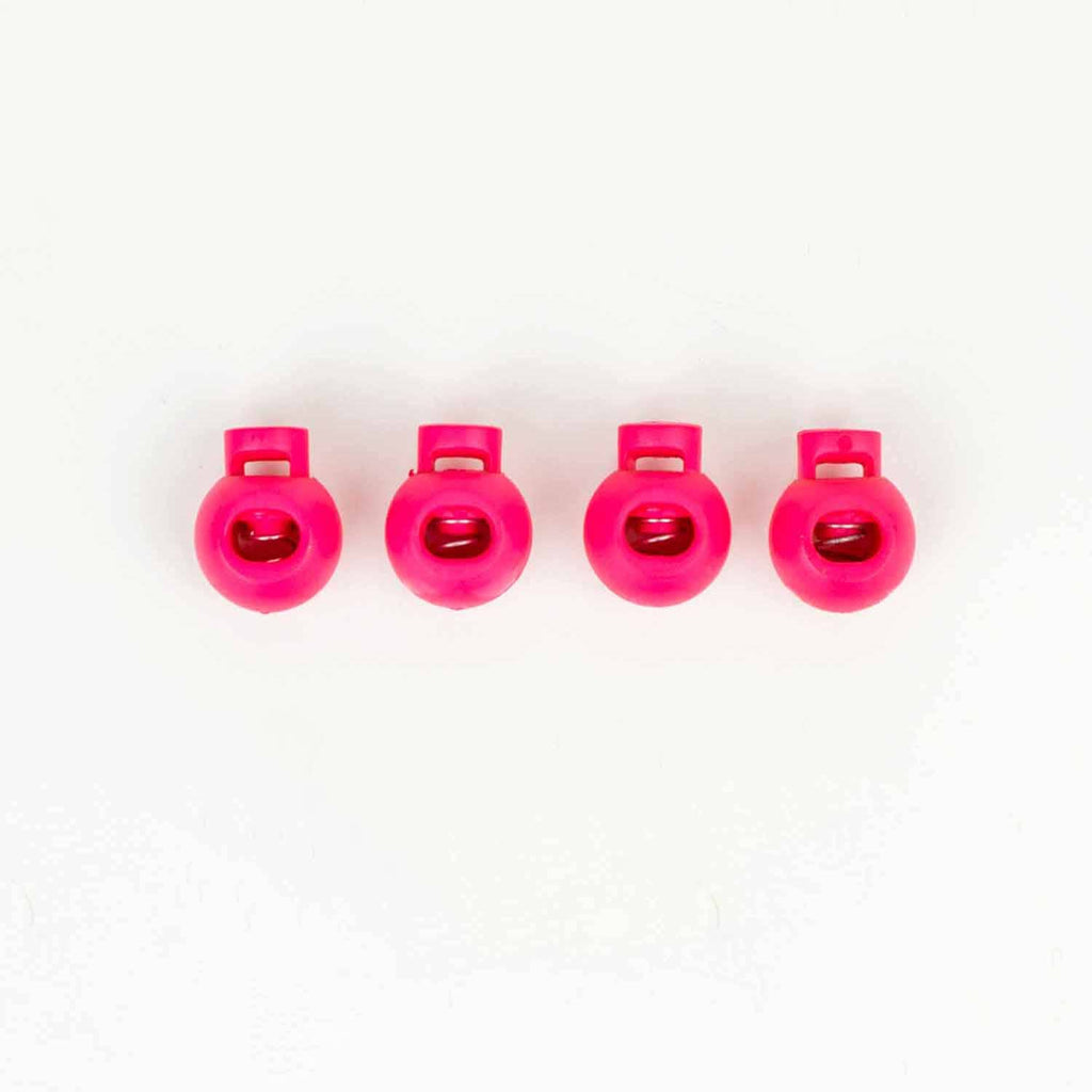 Cable Locks - topes para cable de agujas circulares - 2 pares: Bubble Gum / Mediano (hasta US 8) de Twice Sheared Sheep