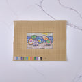 "Beach Umbrellas" Hand Painted Needlepoint Canvas by HM Nabavian