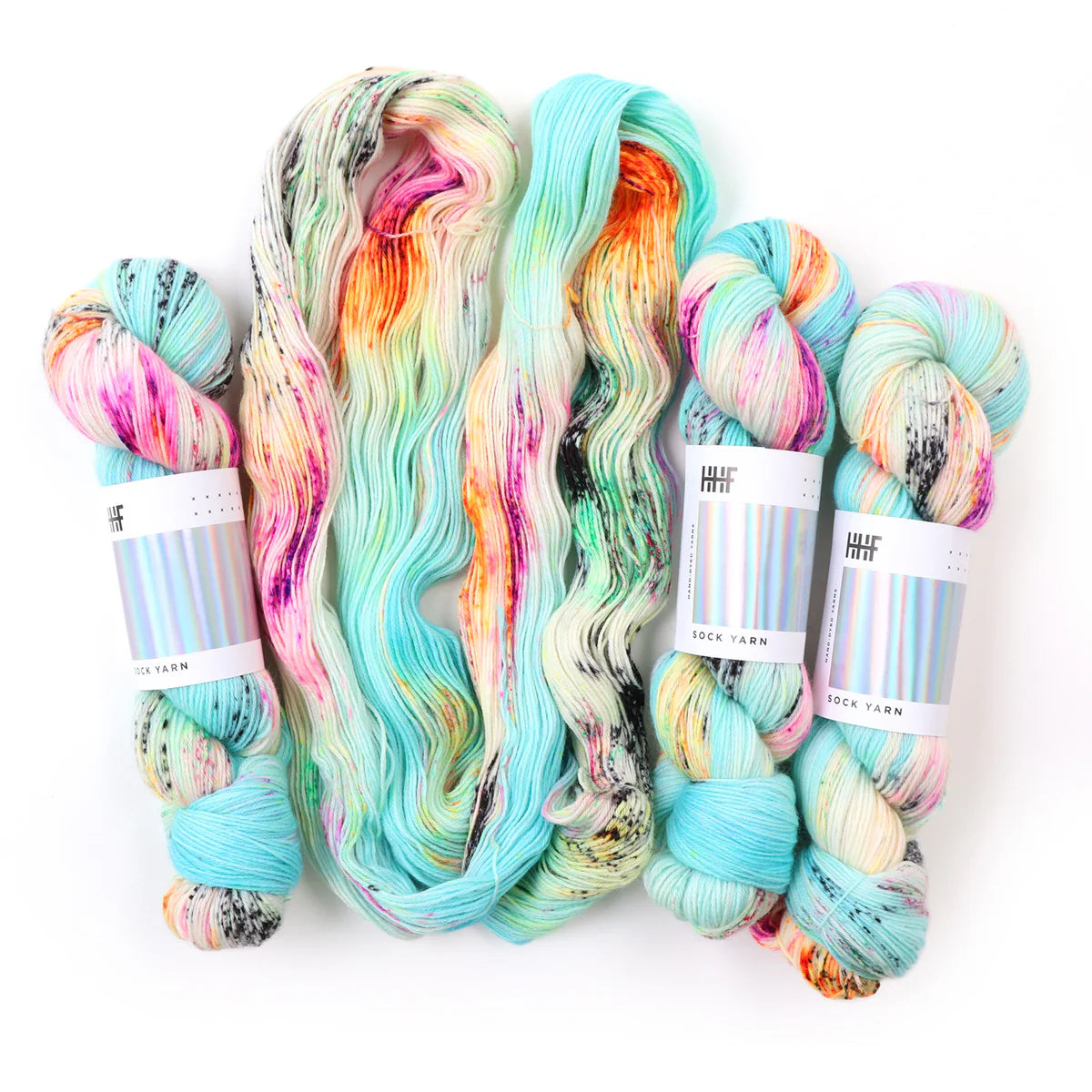 Hedgehog Fibres - Sock Yarn - Variegated, Beach Bunny