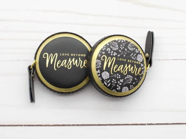 Fox and Pine Measuring Tapes, Black - Love Beyond Measure