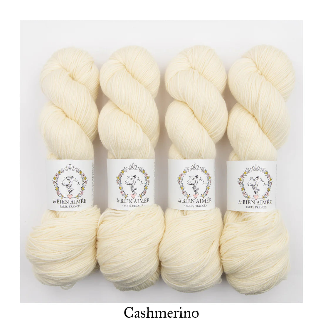 La Bien Aimee - Cashmerino, Blanc