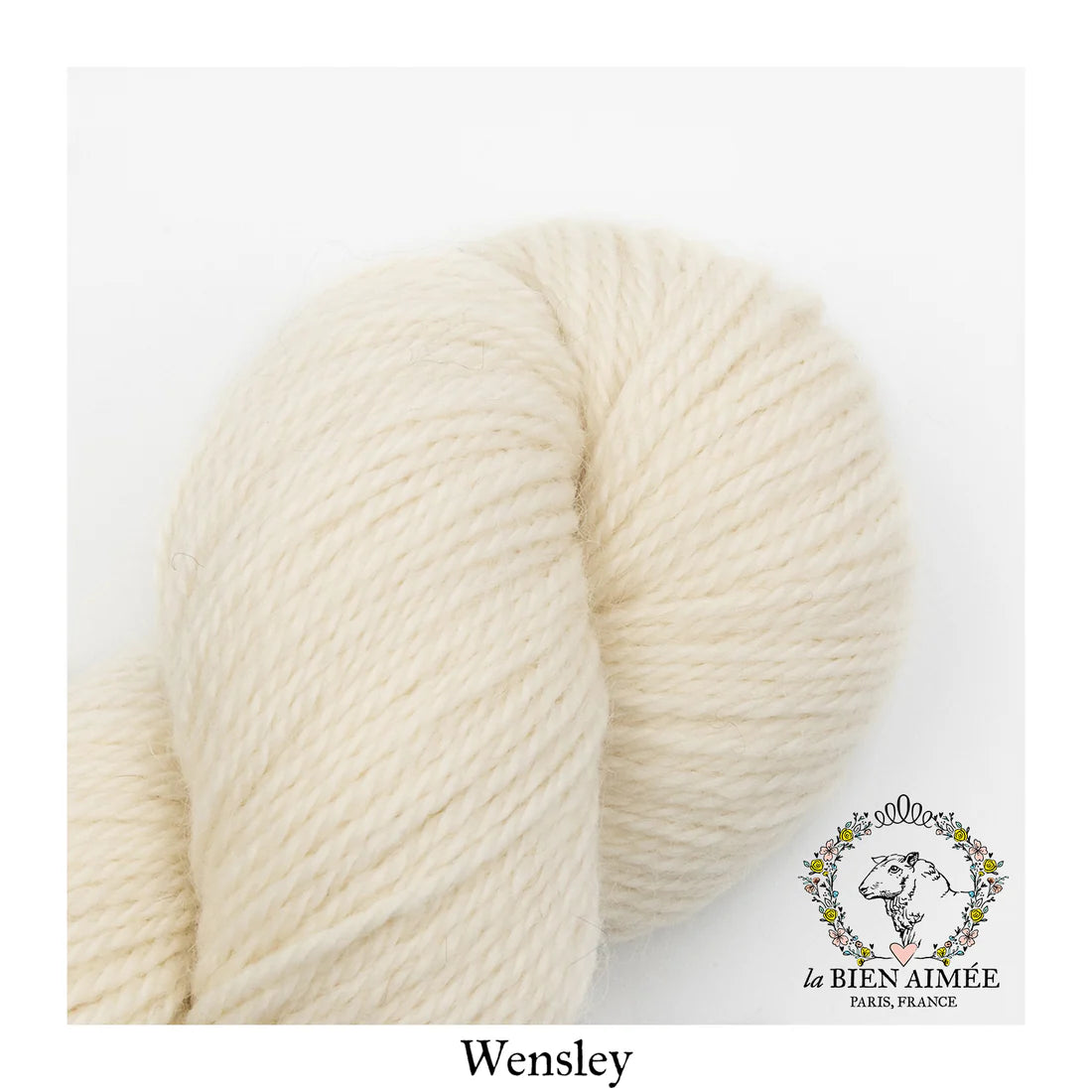 La Bien Aimee - Wensley Worsted, Blanc