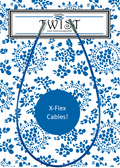 ChiaoGoo Twist Blue Cable X-Flex Small, 8in