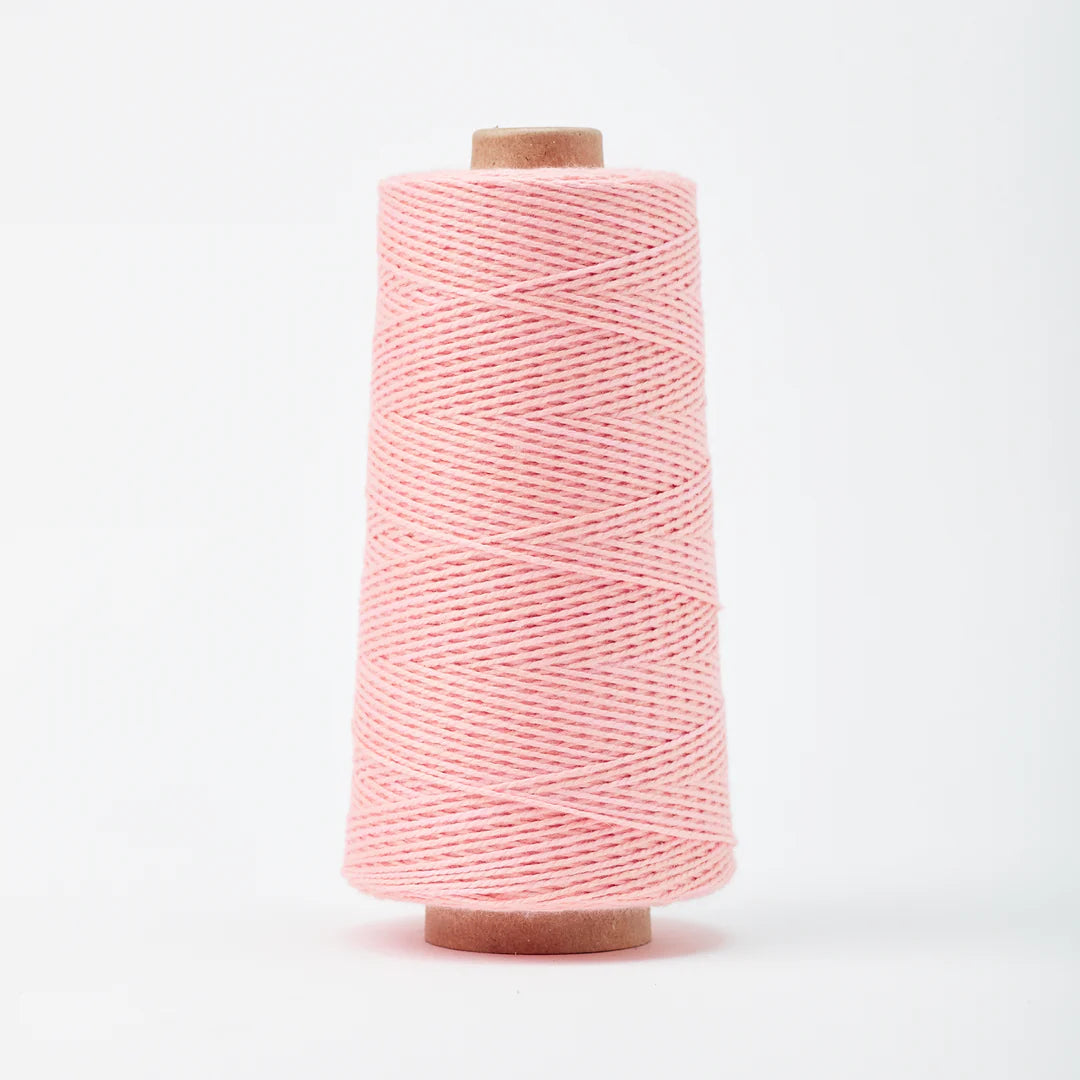 3/2 Beam de algodón orgánico - Estambre para telar, Blush