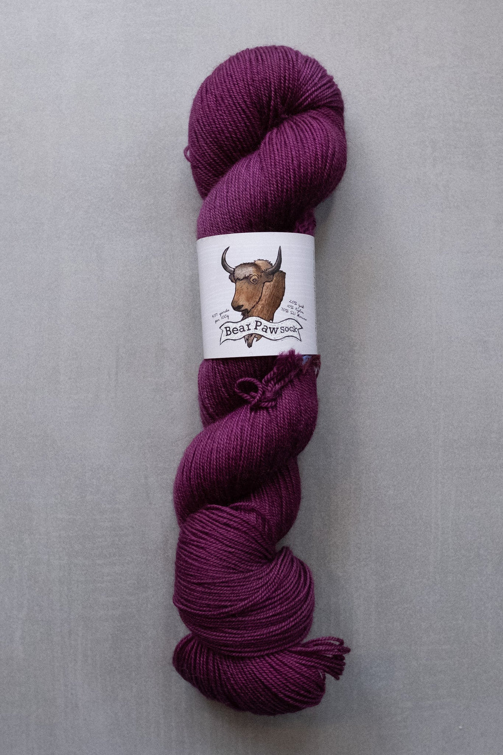 Farmer's Daughter Fibers - Bear Paw Sock, Fugitive