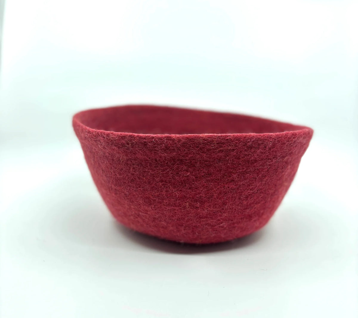 Fibres of Life - Felt Bowl, Brick