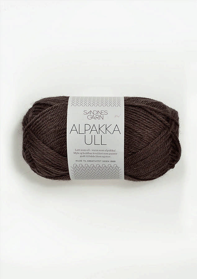 Alpakka Ull, Brown