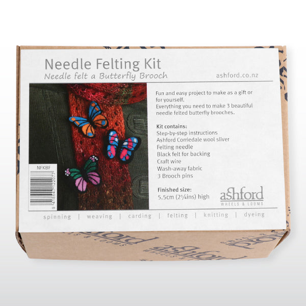 Ashford - Butterflies Needle Felting Kit