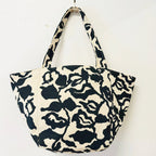 Nueva bolsa tote Boho de lona Vine Black de Erin Flett