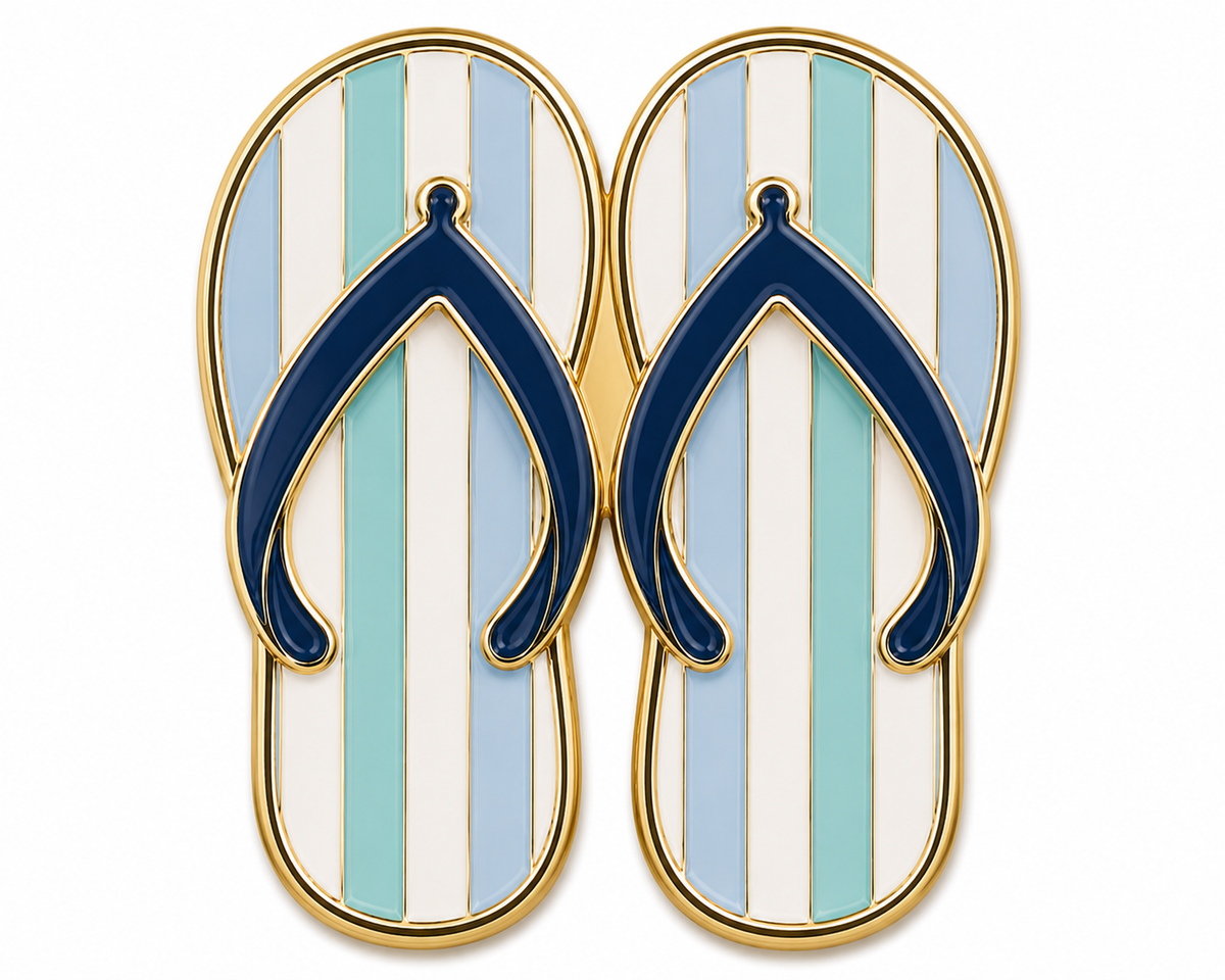 Chanclas Emerald Coast de Emerald Coast Needlepoint