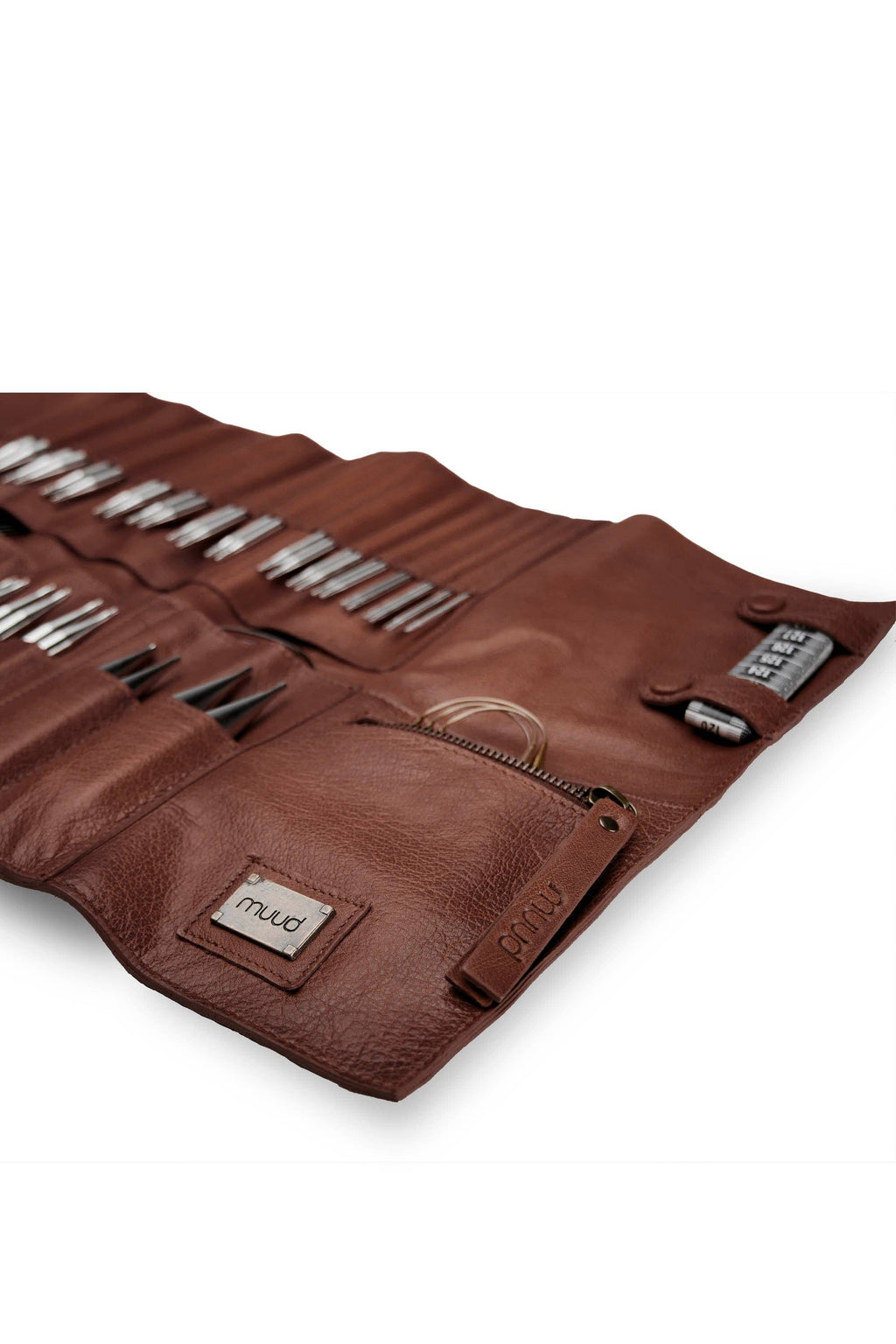 Stockholm XL Needle Case: Rich Brown / One size by Muud