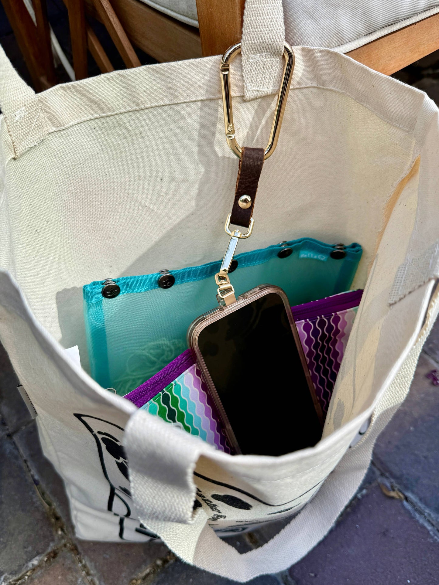 Phone Minder Clip: Gold