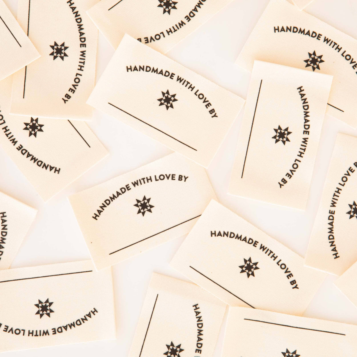 Handmade with Love Organic Cotton Write-In Quilt Labels by Sarah Hearts