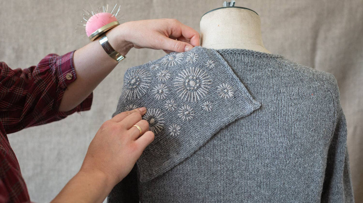 Embroidery on Knits: English by Laine Publishing