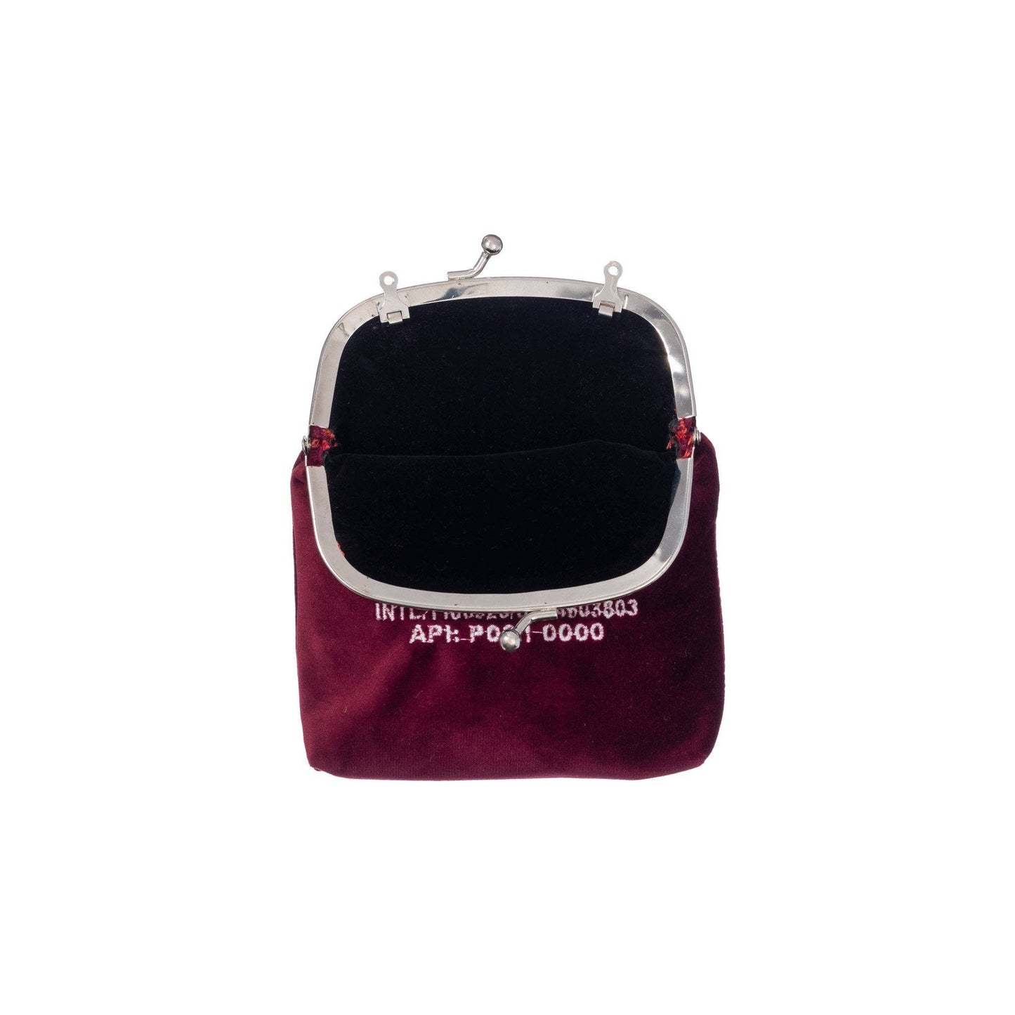 VELVET FRAME POUCH: Beige