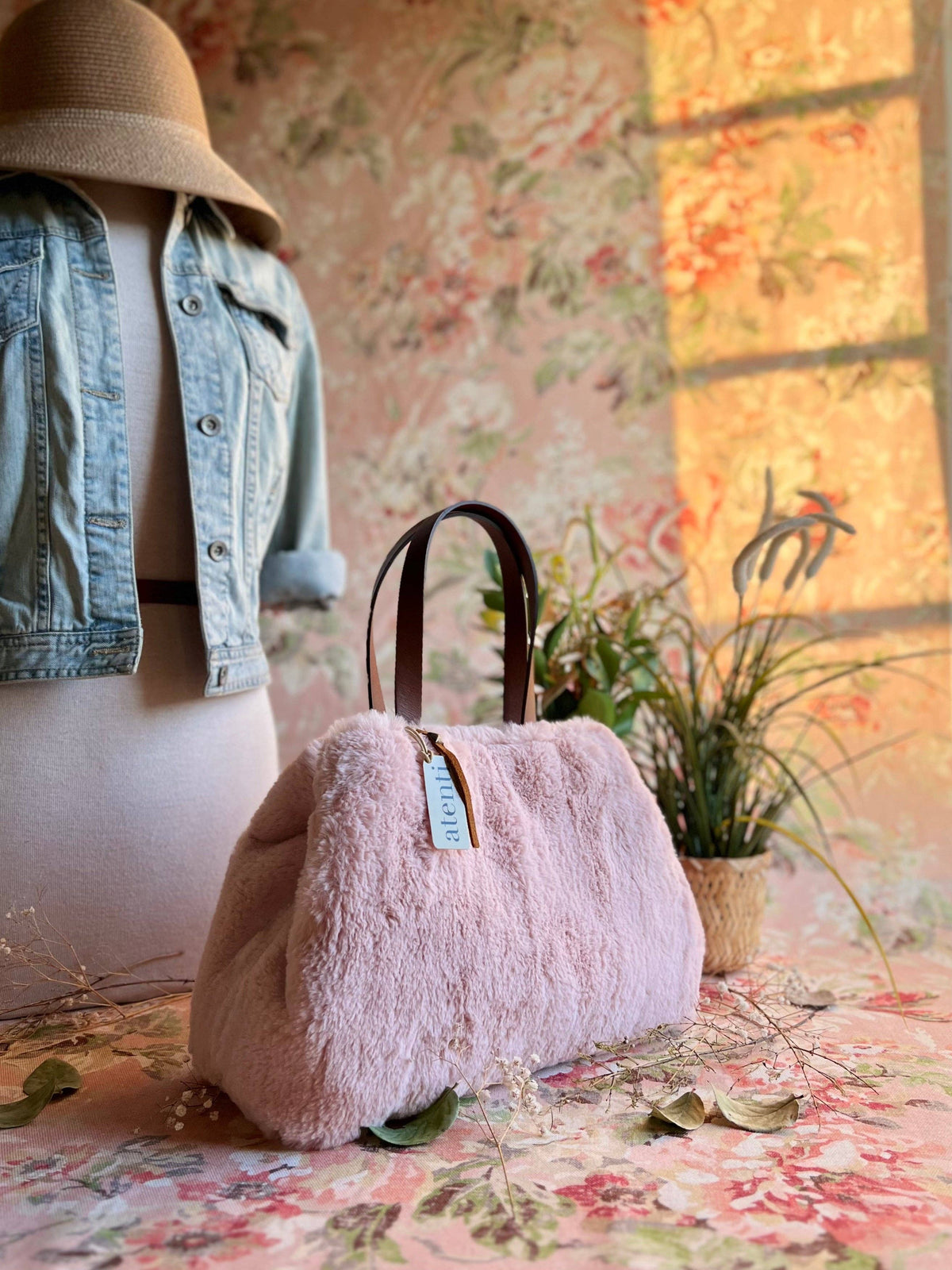 Himalaya Divina; USA made handbag and small project bag by Atenti