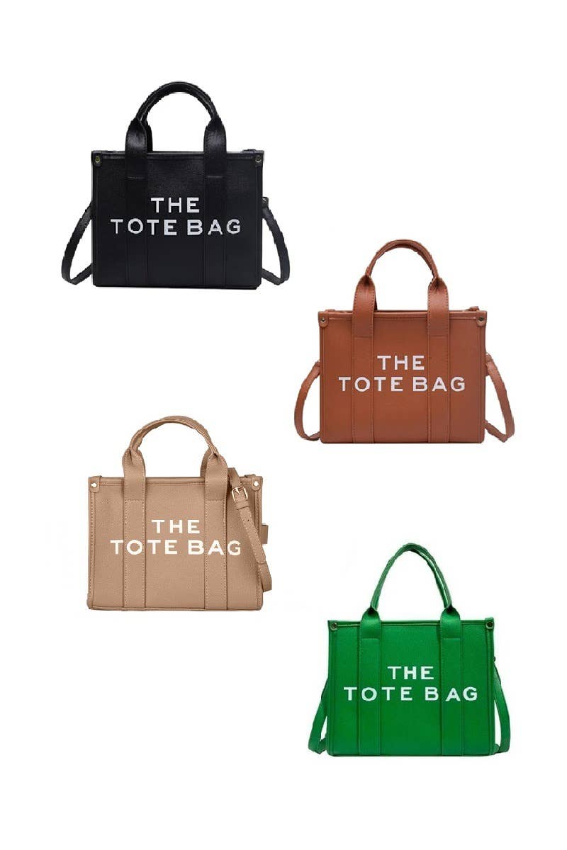 The Tote Bag w/ Shoulder Strap: WHITE