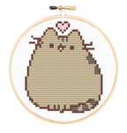 Pusheen: kit DIY de punto de cruz de TheCloudFactory