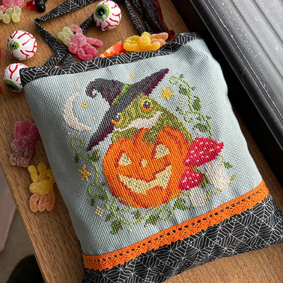 Pumpkin Toad: kit de punto de cruz de Love Poppet