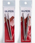 Puntas Quads Lace de acero inoxidable de ChiaoGoo, 4 in (10 cm)