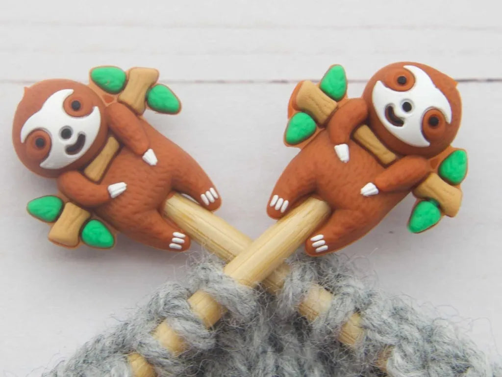 Fox and Pine Stitch Stoppers
