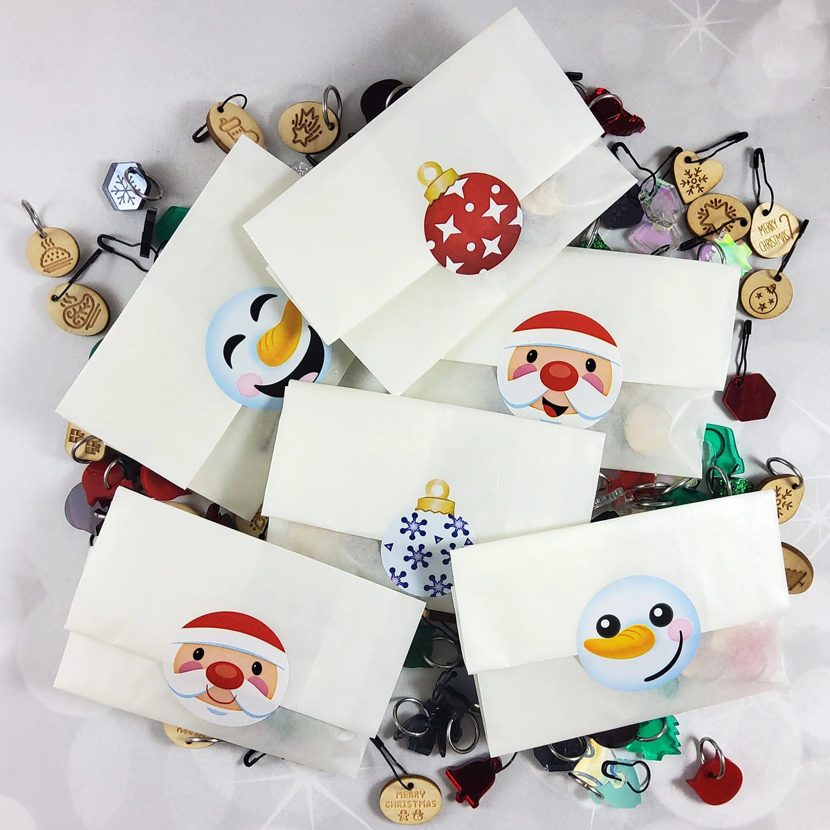 Katrinkles - Christmas Stitch Marker Mystery Grab Bag