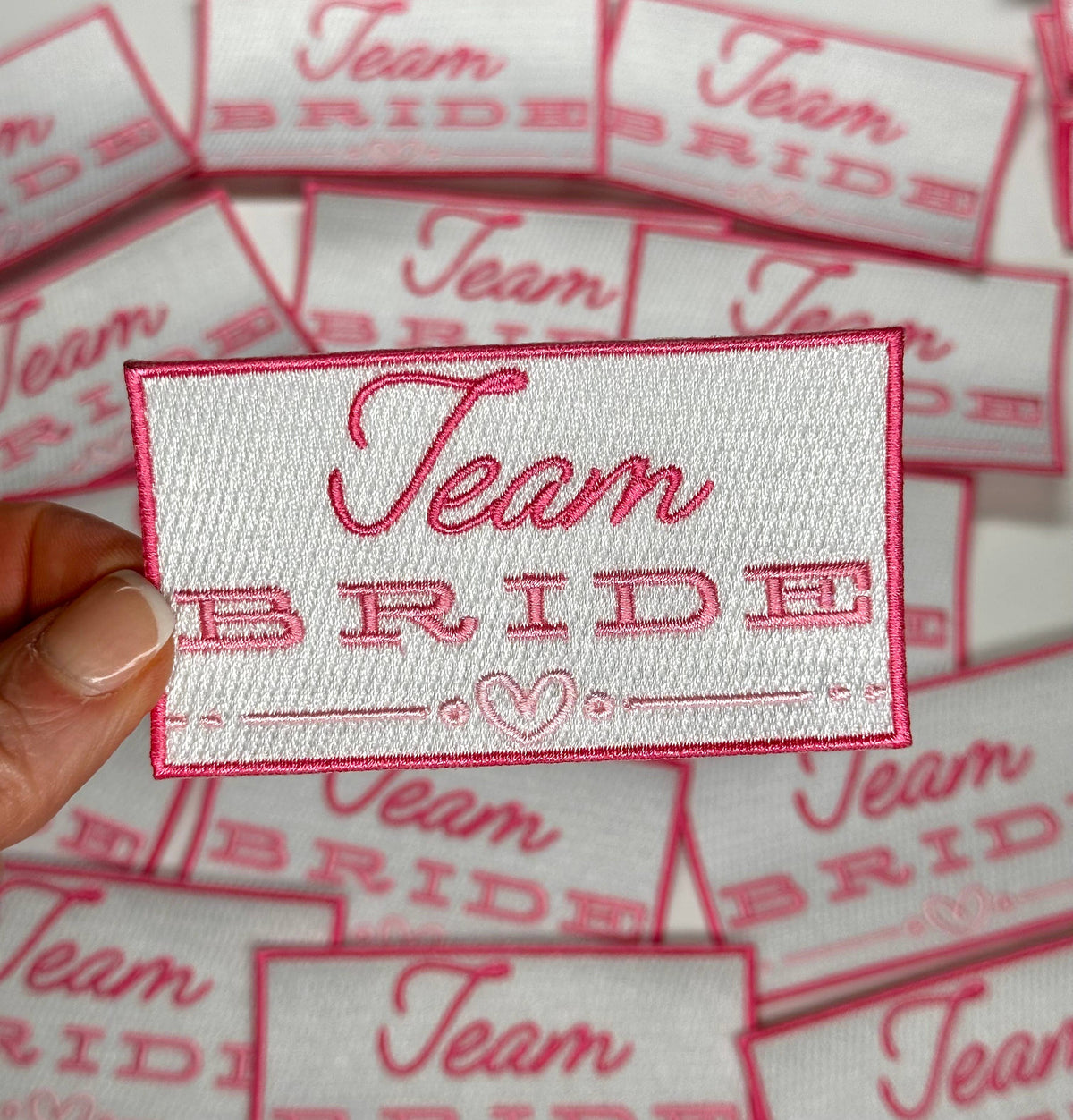 Parches Team Bride, team bride, parche de boda, despedida de soltera de Aloe and Milk Boutique