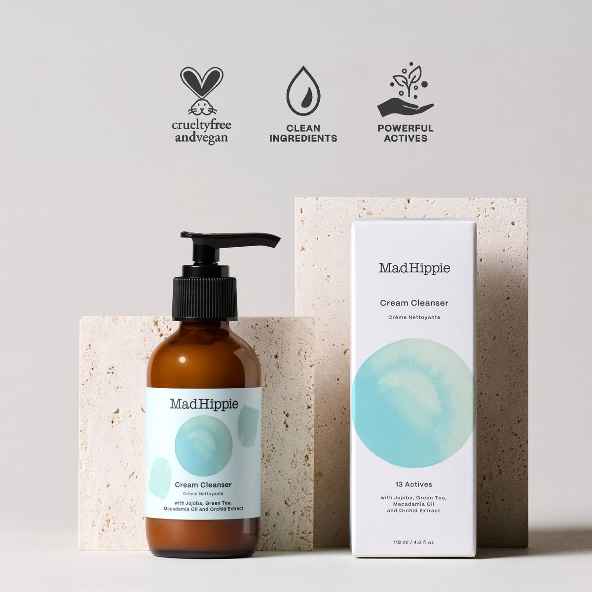 Crema limpiadora - limpiador facial hidratante de Mad Hippie