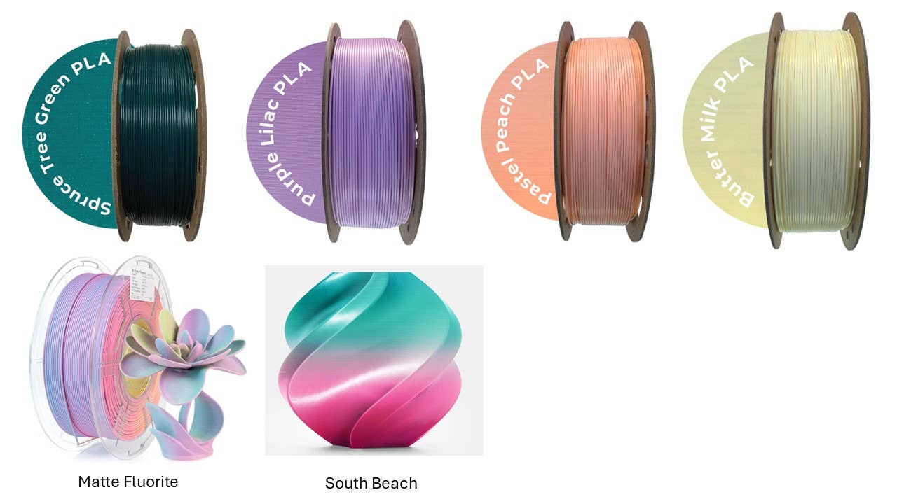 3D Printed Yarn Spinner | Flower Base Yarn Guide |: Light Pink