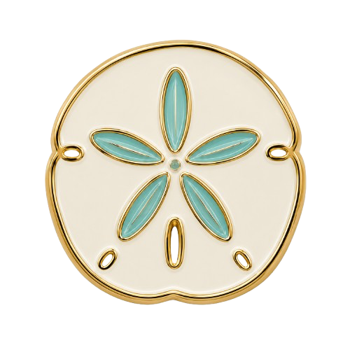 Imán para agujas (needle minder) Sand Dollar de Emerald Coast Needlepoint
