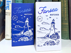 Fansea Matches | Blue Keepsake Matchbox by Old Whaling Company