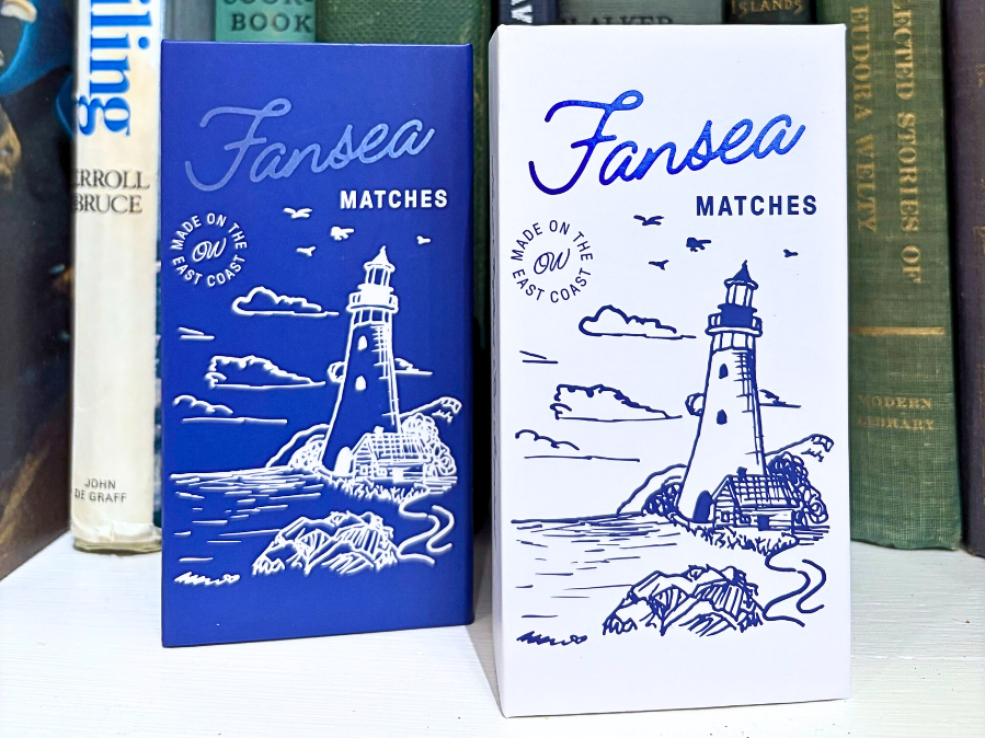 Fansea Matches | Blue Keepsake Matchbox